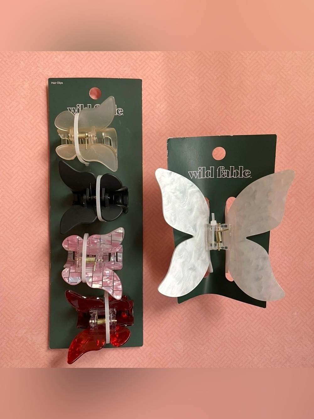 NWT Wild Fable Butterfly Hair Clip Bundle